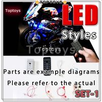 ⚡มีสินค้า⚡ รีโมตคอนโทรลไฟ LED MOC สําหรับรถยนต์ BMW M 1000 RR 42130 Porsche 911 RSR 42096