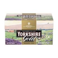 Taylors of Harrogate Yorkshire Gold เทย์เลอร์ ออฟ แฮร์โรเกต ยอร์คเชียร์ โกล (40teabags) 125g.