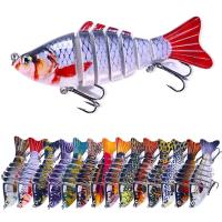 10cm 15g 7-segement Swimbait Pike Wobblers Crankbait Fishing Lure Multi Jointed Hard Bait Musky Sinking Isca Artificia