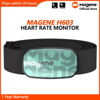 Magene H603ตรวจวัดอัตราการเต้นของหัวใจ,เซนเซอร์ตรวจจับการเคลื่อนไหวของหน้าอกกันน้ำได้มาตรวัดความเร็วด้วย GPS คอมพิวเตอร์