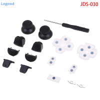 ?【Lowest price】Legend 1ชุด PS4 Controller Part Trigger ปุ่ม Analog Stick + ปุ่มยางนำไฟฟ้า