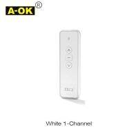 A-Ok รีโมตคอนโทรล Rf433 Ac123-01 Ac123-16 Ac123-06 Ac123-02สำหรับ A-Ok Rf433มอเตอร์ผ้าม่าน/A-Ok มอเตอร์กลิ้งแบบท่อ Rf433