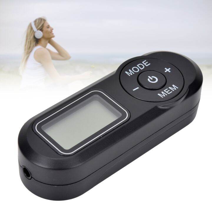 HRD727 DSP FM Radio Portable Mini Design ABS Retro Digital Display