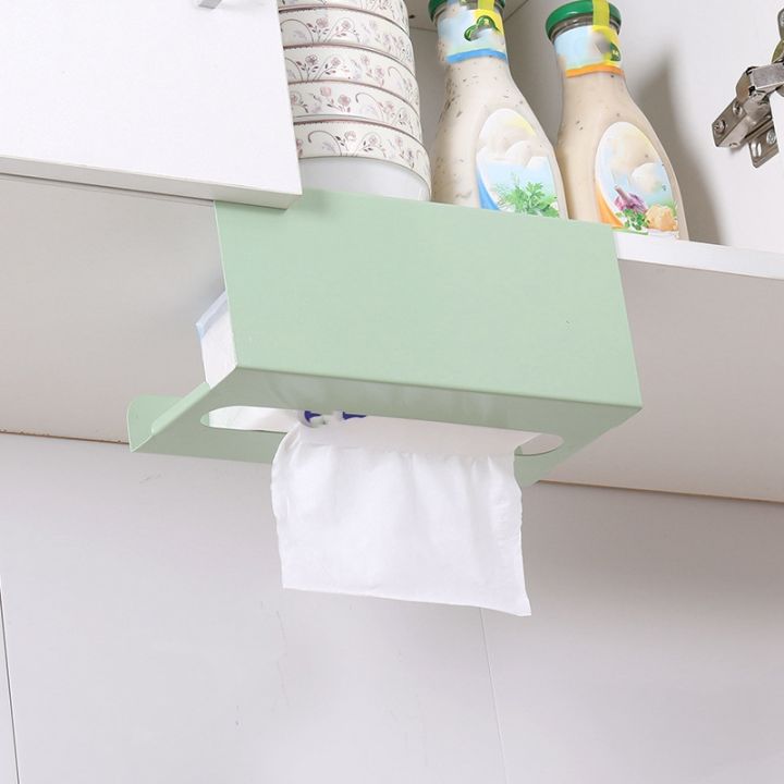 1pc Cabinet Hanging Paper Towel Holder