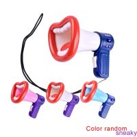 ✴♈✳ Big Mouth Funny Megaphone Recording Toy Kids Voice Changer Children Speaker Handheld Mic Vocal Toys Random Color[sneaky]