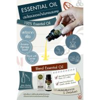 Phutawan Organic Essential Oil Peppermint ภูตะวัน น้ำมันหอมระเหย กลิ่นสะระแหน่ ออแกนิค ขนาด 15ml. บริการเก็บเงินปลายทาง