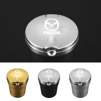 hot！【DT】☊№❖  Car Ashtray With Led Lights Cover Personality Covered 3 6 GJ CX5 CX7 CX9 2016 2018 2017 2019