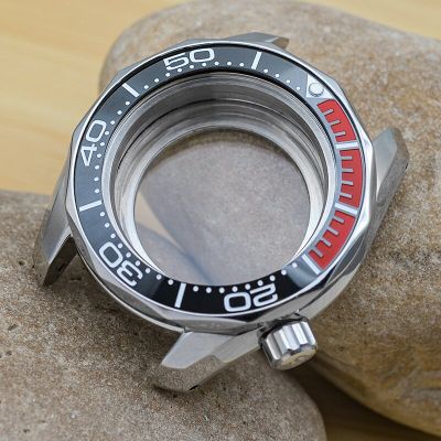 Mod 42Mm SPB185 SPB187 Watch Case With Bezel Insert Transparent Watch Back Cover Fit Seiko NH35 NH36 Movement Watch Repair Parts