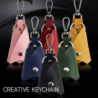 Criativo PU Leather Keychain Para Homens E Mulheres,Forma De Bat,Organizador De Chaveiro,Bolsa Dividida,Carteira Da Chave Do Carro,Chaveiro Da รัฐบาล,Moda