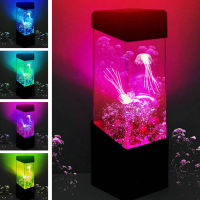 Led Jellyfish Lamp Changing Table Colour Night Light Color Aquarium Electric Mood Lamp For Kids Children Gift Home Room Decor