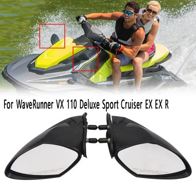 Motorboat Rearview Mirror Jet Ski Mirror Accessories for Yamaha WaveRunner VX 110 Deluxe Sport Cruiser EX EX R