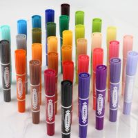 8/12/18/24/36 Color Stationery Shop Studio Pop Pen Double-headed Oily Quick-drying Waterproof Color Marker Marker Pen Set