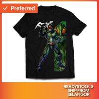 Japanese Hero Animation Kamen Rider  Men Pure Cotton Round Neck Short Sleeve Top T-Shirt