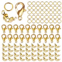 100pcs Metal Lobster Buckle For Jewelry Making Bracelets Necklaces DIY Alloyed Clasp Open Rings Handmade Kits Accessories DIY accessories and others