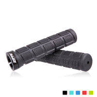 ZTTO MTB Bicycle Handles Grips Durable Shockproof Rubber Anti-Slip Aluminum Alloy Lock Handlebar Bicycle Parts