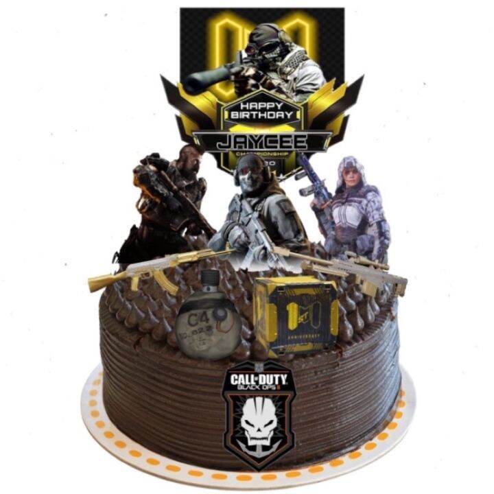 cod CALL OF DUTY cake topper set Lazada PH