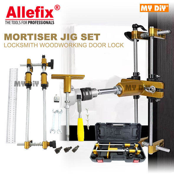 MYDIYHOMEDEPOT Mortice Lock Jig Set Installation Kit Door Lock