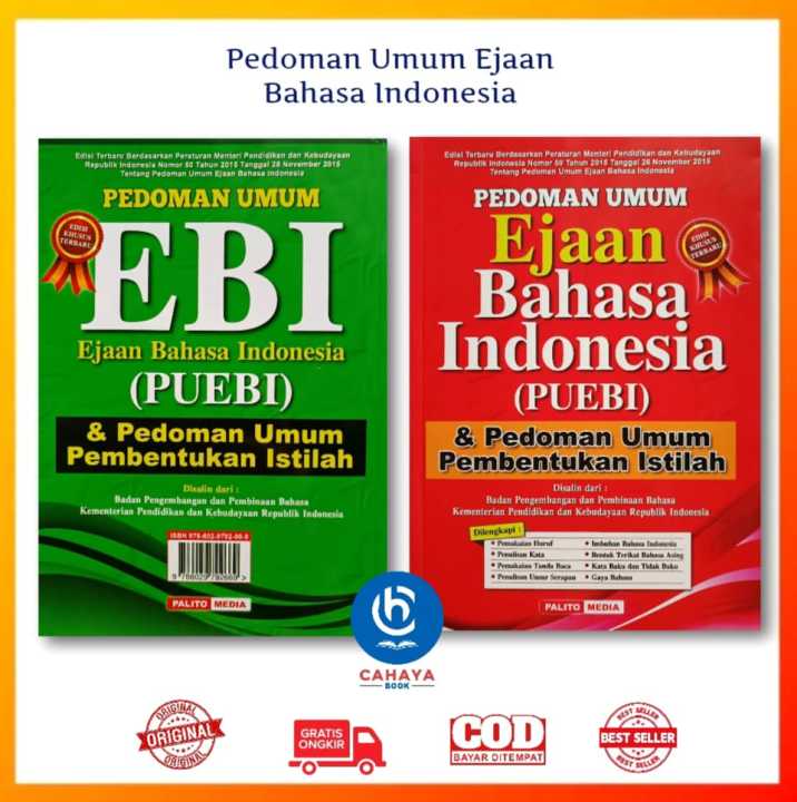 Pedoman Umum Ejaan Bahasa Indonesia - Buku PUEBI | Lazada Indonesia