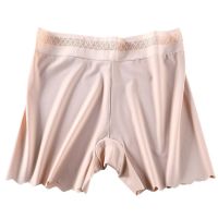 Sinstrong Woman Boxer Panties Summer Female Boyshort  Ice Silk Feminino Short Pants Women Thin Boxer Femme Seamless Shorts Under Skirt