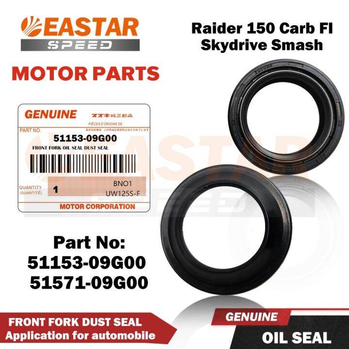 Sgp Front Fork Oil Seal Dust Seal Raider Carb Fi Skydrive Smash