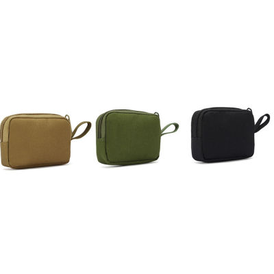 Key Wallet Holder Storage Bag Tactical EDC Pouch Zipper Pocket Outdoor Bag Key Wallet Men Coin Purses