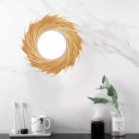 10" Nordic Metal Frame Mirror Geometry Unique Design Wall Mirror Salon Wall Art Toilet Bathroom Wall Hanging Mirrors JA55