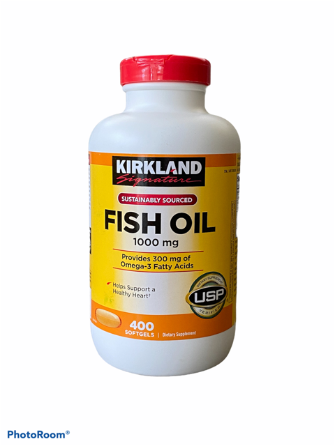 Kirkland Signature Fish Oil - 1,000 mg - 400 Softgels 