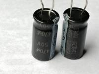 คาปาซิเตอร์ capacitor ตัวเก็บประจุ 470uf50v 85c