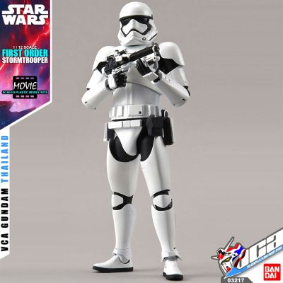 BANDAI STAR WARS 1/12 FIRST ORDER STORMTROOPER สตาร์ วอร์ พลาสติก โมเดล VCA GUNDAM