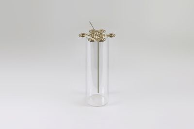 [BONDO] Ieum Incense Burner 200 - Brass - borosilicate glass bottle - 1EA