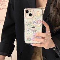 การ์ตูนใหม่ Sanrio Cinnamon Kuromi Iphone 13 14 Promax กรณีน่ารักนุ่ม 12 11Pro กรณี