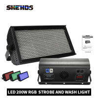 SHEHDS ไฟแฟลชรถยนต์ LED 200W RGB Marquee (8ส่วน) เหมาะสำหรับไนต์คลับ DJ งานแต่งงานบาร์ดิสโก้