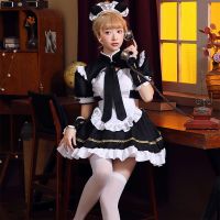 Halloween Show Costume Cosplay Anime Game Animal Maid Dress Up Cute Lolita Short Skirt Campus Daily Uniform