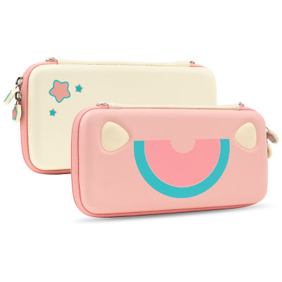 Pink Cute Cat Storage Bag for Nintendo Switch Case Game Portable Travel Bag Hard Shell Box For Nintend Switch Bag Console Cover