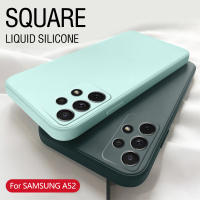 For Samsung Galaxy A73 A53 A33 A32 5G A72 A52 A71 A51 A70 A50 4G Shockproof Soft Case Cover Camera Lens Protection Casing Liquid Silicone Phone Case
