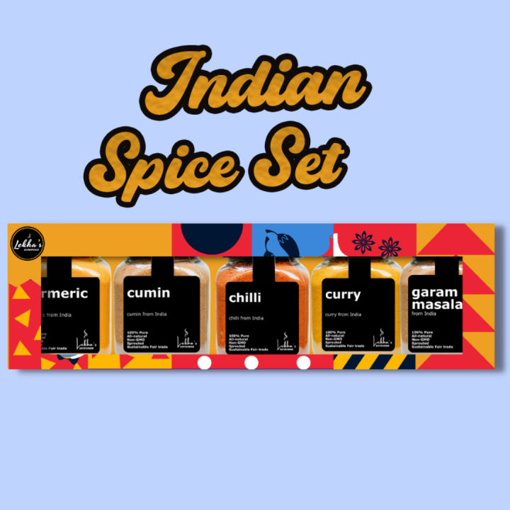 Spices and Herbs Condiments Bottle Seasoning Indian Spice Set Turmeric