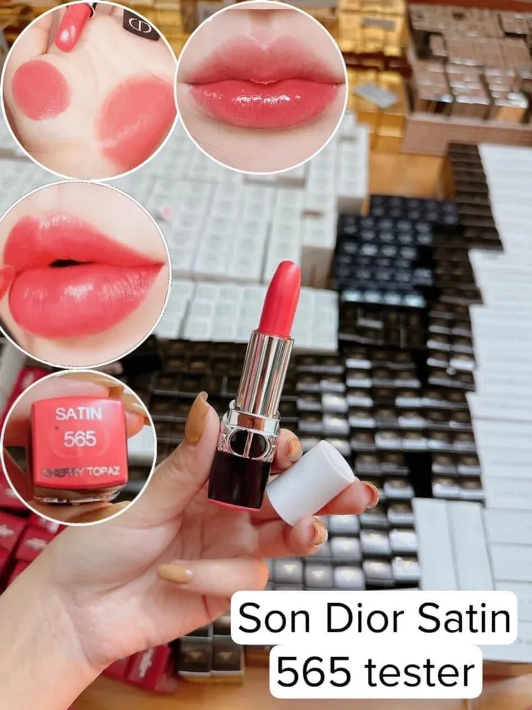 Son Dior 080 Red Smile tester full size  Son lì  TheFaceHoliccom