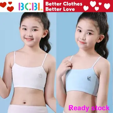 Teenage Underwear Young Girls Solid Color Bra Wrapped Bras Sling Vest Tube  Top