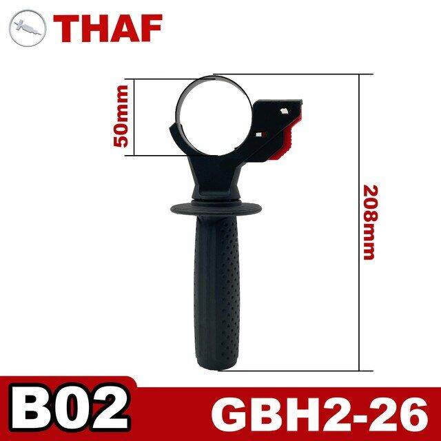 อะไหล่ด้ามจับด้านข้างมือจับเสริมสำหรับ-b02-gbh2-26ค้อนหมุนแบบไฟฟ้า-bosch