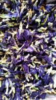 Dried Butterfly Pea Flowers (Clitoria Ternatea) ดอกอัญชัญอบแห้ง  ปลอดสารเคมีจากบ้านสวน  0.5kg  250  บาท