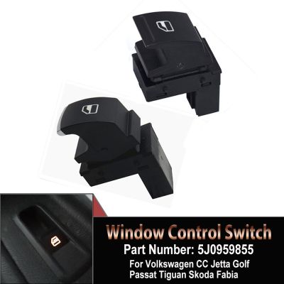 ♈ New Power Window Control Switch Button For Volkswagen VW Golf MK5 6 Jetta Passat B6 Tiguan Rabbit Touran 5J0959855 5J0 959 855