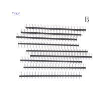 ?【Lowest price】Tirgat 10pcs 40 PIN 1X40 SINGLE ROW HEADER Pin ชาย2.54 frangible Connector Strip สำหรับ