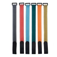 Nylon Hook and Loop Strap Cable Ties 30 40 50 60 80 100cm Length 2 2.5cm Width Self-adhesive Reusable Cord Tidy PC TV Organizer Cable Management