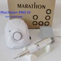 MARATHON-Champion 3 PRO XII Handle 35K/40K Electric Nail Drill STRONG 210 Micro Motor Grinding Machine For Nail Art Tools Electric Motors