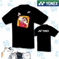 YONEX เสื้อแบดมินตันเสื้อยืดลายอักษรจีนเกาหลี,เสื้อยืดกีฬาแห้งเร็วเสื้อลายกีฬาปิงปองแห้งเร็วเสื้อฟุตบอลเสื้อมืออาชีพกีฬา