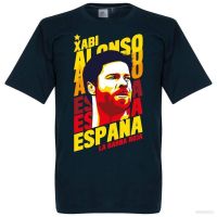 New World Cup Spanish Fans T-shirt Casual Short Sleeve Round Neck Street Apparel Large A