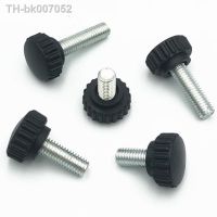 ●  5pcs m3 m4 m5 m6 m8 knurled Nylon Round Plastic Head Handle Thumb Screw Bakelite Bolt Black Bakelite hand screw length 8-40mm