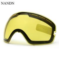 Night Day Vision Double Layer Anti Fog Ski Goggles Lens Changeable Lenses For Model NG3 Original DIY Skiing Goggle Extra Lens