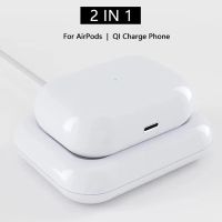 ZZOOI 2 in 1 7.5W QI Wireless Charger Dock Station Pad For Apple Airpods 2 3 AirPods Pro iPhone 13 12 XS XR Xs 11 Pro Max Charge Base