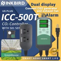 Inkbird Digital Prewired Programmable ICC-500T CO2 Controller Carbon Dioxide Regulator Adjust with S01 Probe Sensor for Hydroponics Greenhouse etc